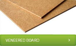 Veneered board